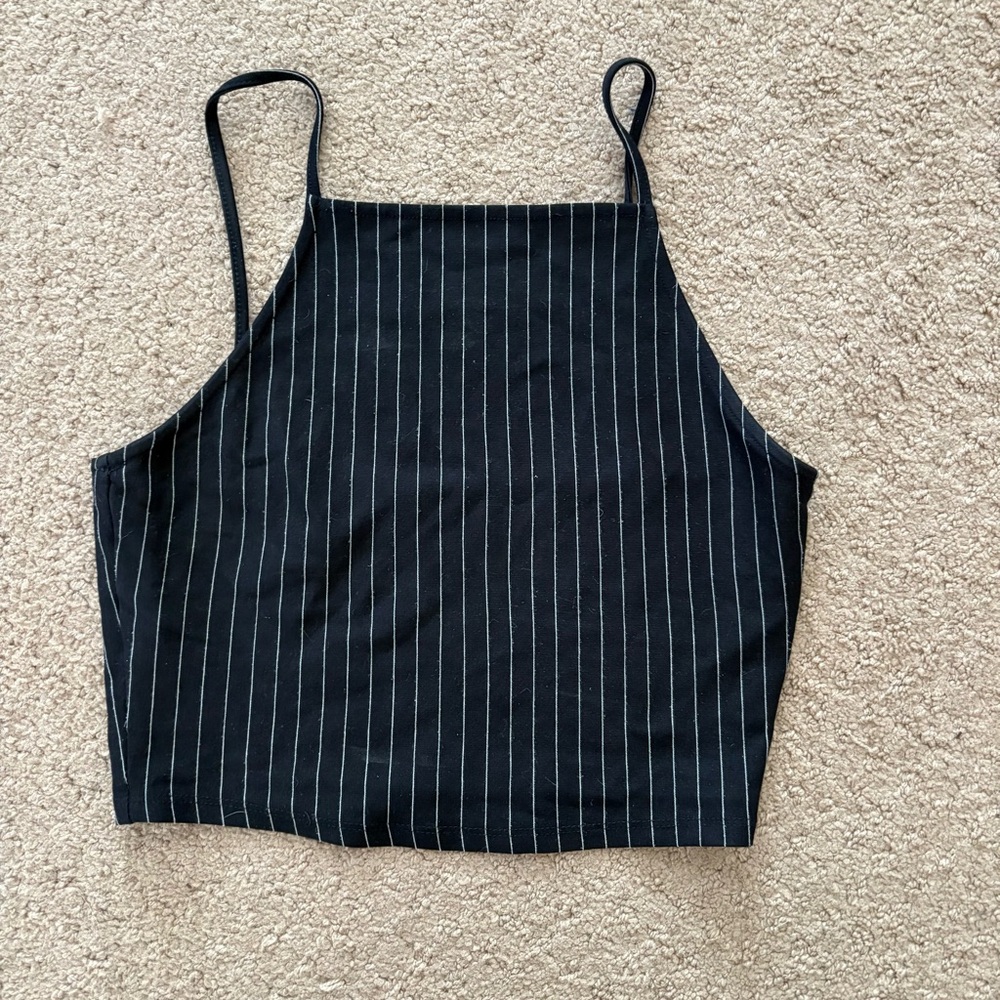 Stretchy striped railroad crop